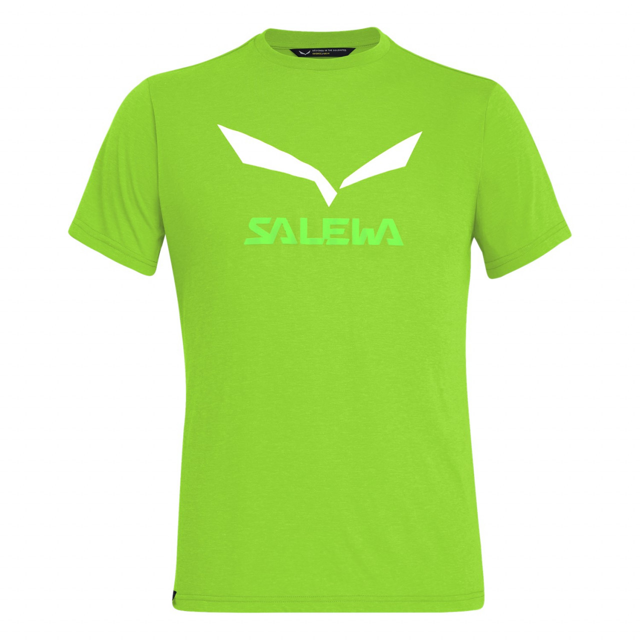 Camisetas Hombre Chile - Salewa Solidlogo Drirelease® - Verde - RGEK-73506